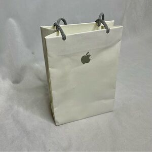 APPLE w/ Logo Paper Shopping Bag